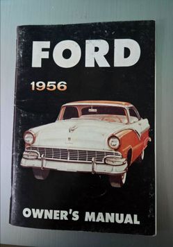 1956 Ford Owners Manual