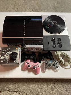 Sony PlayStation 3 PS3 Fat 80GB CECHKO1 Console Bundle (NOT BACKWARD COMPATIBLE)