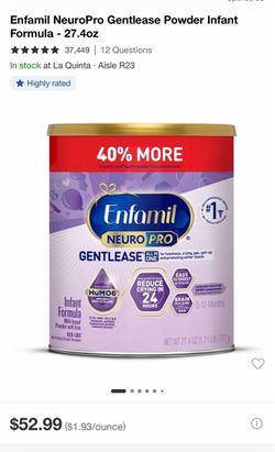 Enfamil Gentlease Neuropro