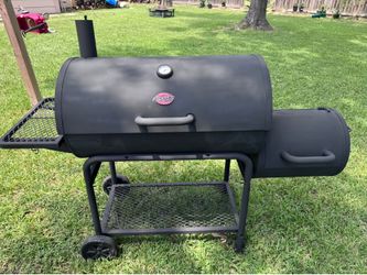 Char Griller Smoking Outlaw Charcoal Grill and Offset Smoker