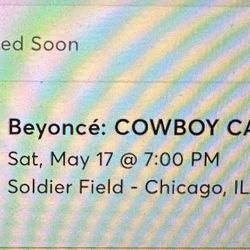 2 Beyoncé Tickets 