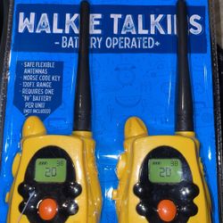 Battery Operated Walkie Talkies