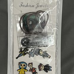 Coraline Metal Brooches/Pins + Necklaces (New)
