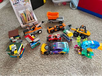 Lego sets plus art project