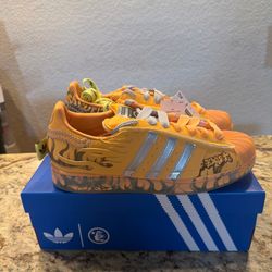 Adidas Superstar Hellstar Hazy Orange LA1501 Men’s Size 11.5 Brand New