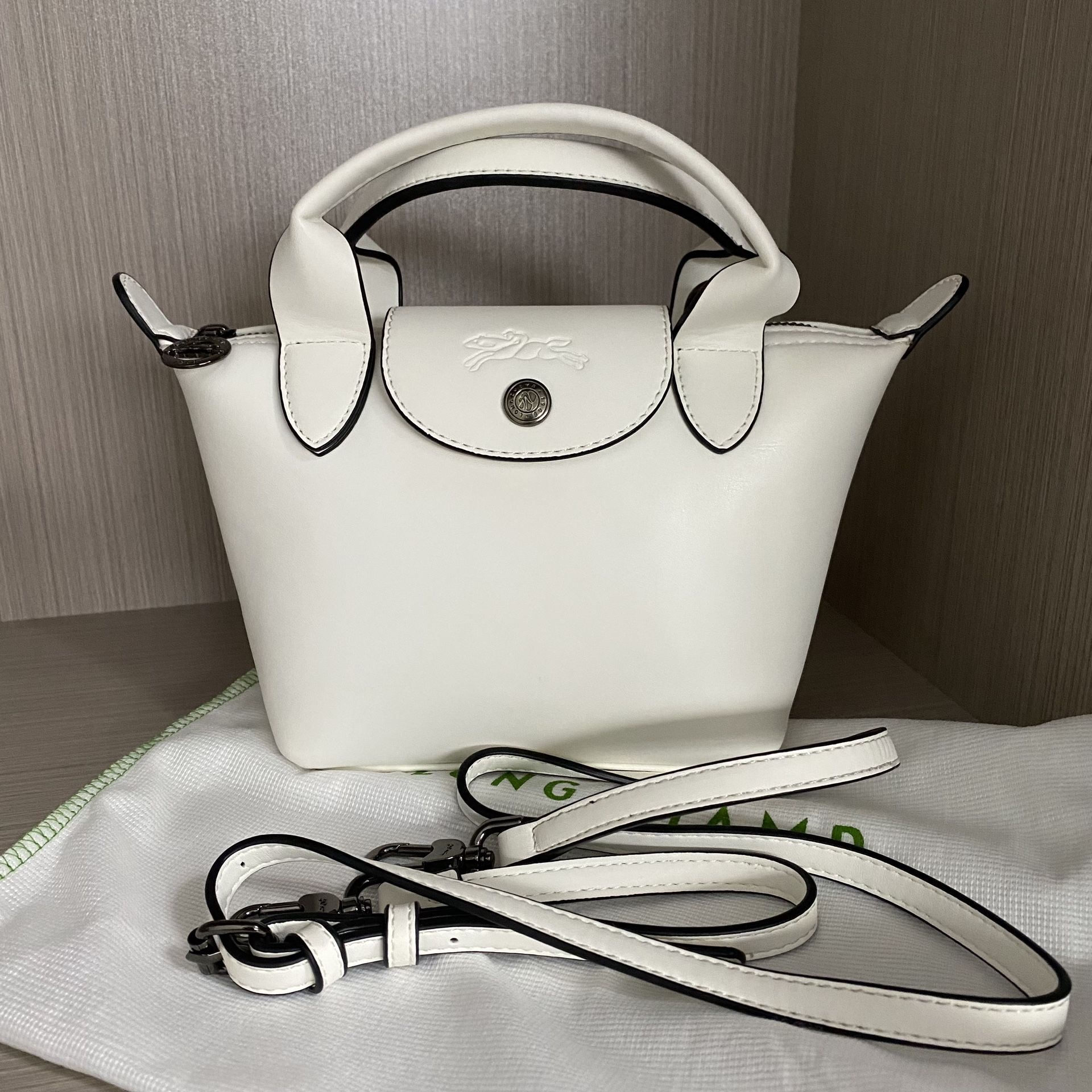 Longchamp Le Pliage Xtra White Tote