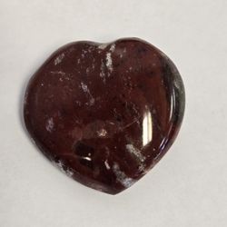 Petrified Wood Heart Stone Crystal