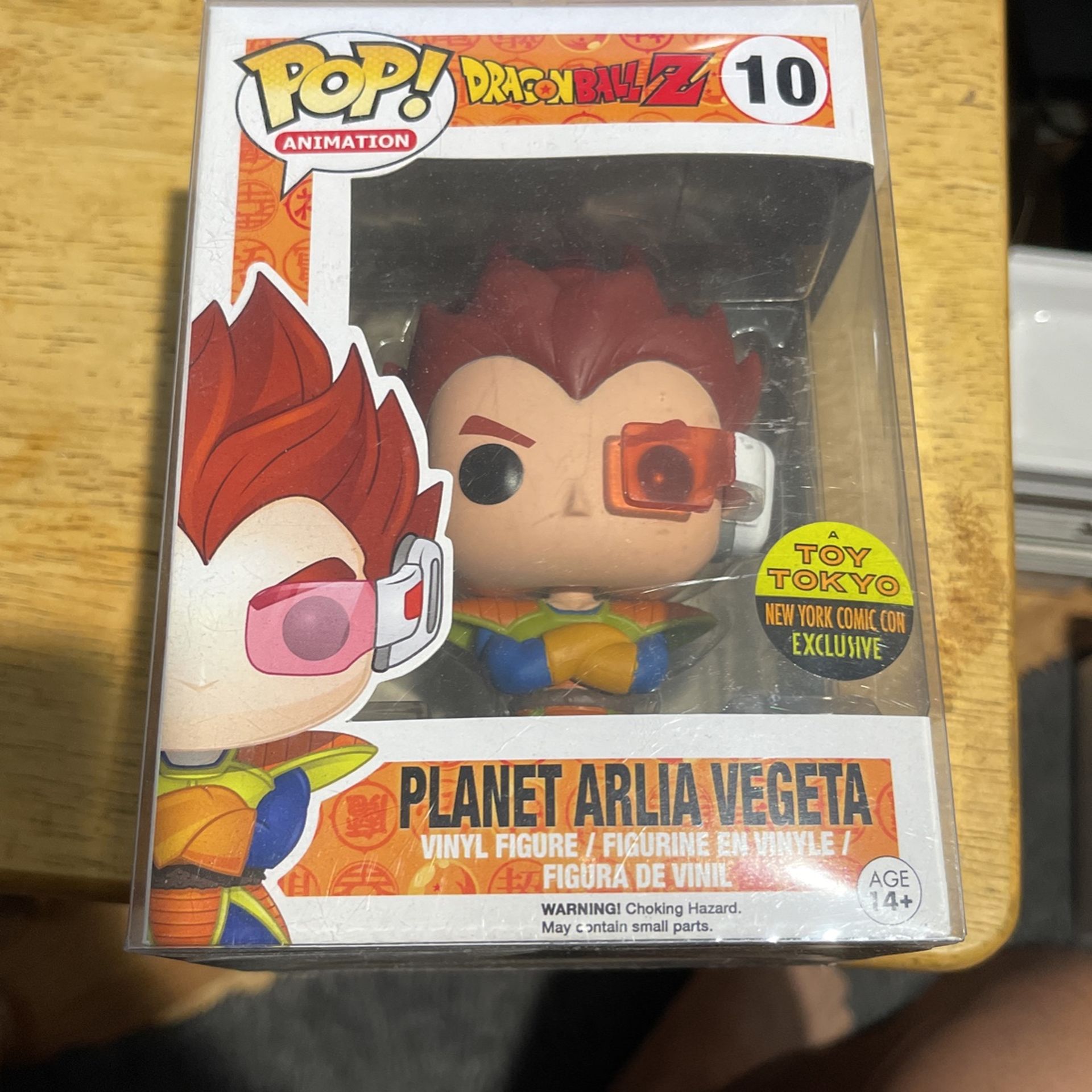 Planet Arlia Vegeta Funko Pop 10 Toy Tokyo New York Comic Con