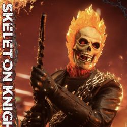 Present Toys 1/6 Skeleton Knight Figure! Ghost Rider! Cage! Not Hot Toys!
