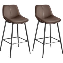 2 set bar stools, 28.7-Inch Tall Stools for Kitchen Island Home Bar