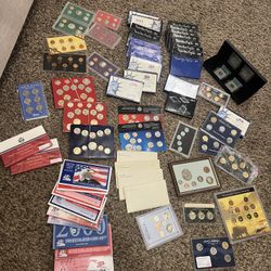 US Proof Sets and uncirculated Sets ($10 to $50 each)