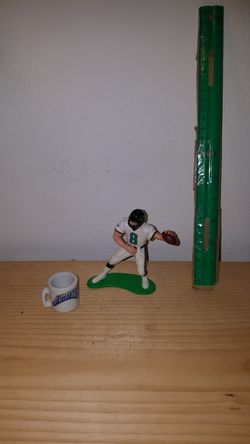 Brunell figure and mini jaguar glass