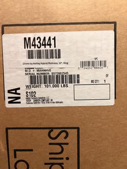 Brand New Ashley Chime 12" Hybrid KING Mattress – Factory Sealed