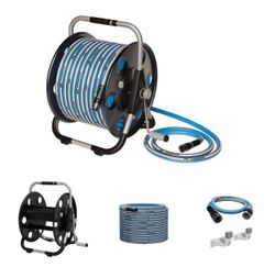 FITT Quantum Tech Metal Hose Reel Bundle