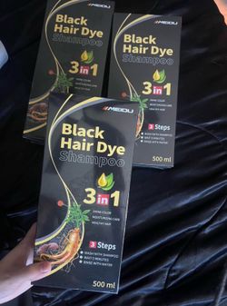 black shampoo hair dye $15 each NEW