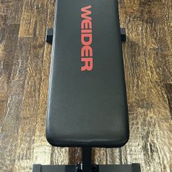 Weider Weight Bench Exercise Bench - Excellent Condition! 39 1/2 X 18 X 17