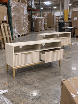 TV Consoles with Gold Legs