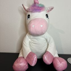 Unicorn Plushie Stuff Animal Rainbow Unicorn Hair