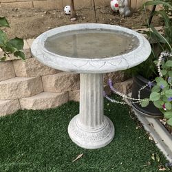 Cement Bird Bath 