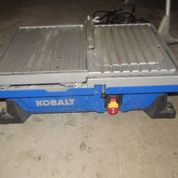 Kobalt 6 -Amp 7.0-in -Blade Wet Tabletop Sliding Table Tile Saw