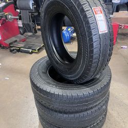 LT 215/85R16 Continental Van Contact A/S full tires set 