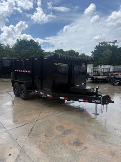 Panther Cargo 7 x 14 High Side Dump Trailer 14k