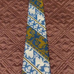Blue, Gold and White Perth Ltd Men's Tie