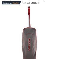 Oreck Commercial Upright Bagged Vacuum Cleaner, Lightweight, 40ft Power Cord, U2000R1, Grey/Red

