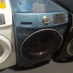 Samsung Front Load Blue Washer