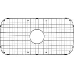 Serene Valley Sink Grid 26-13/16" x 13-3/8", Centered Drain with Corner Radius 3", NDG2613C