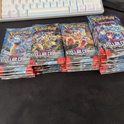 Pokémon Stellar Crown Booster Packs