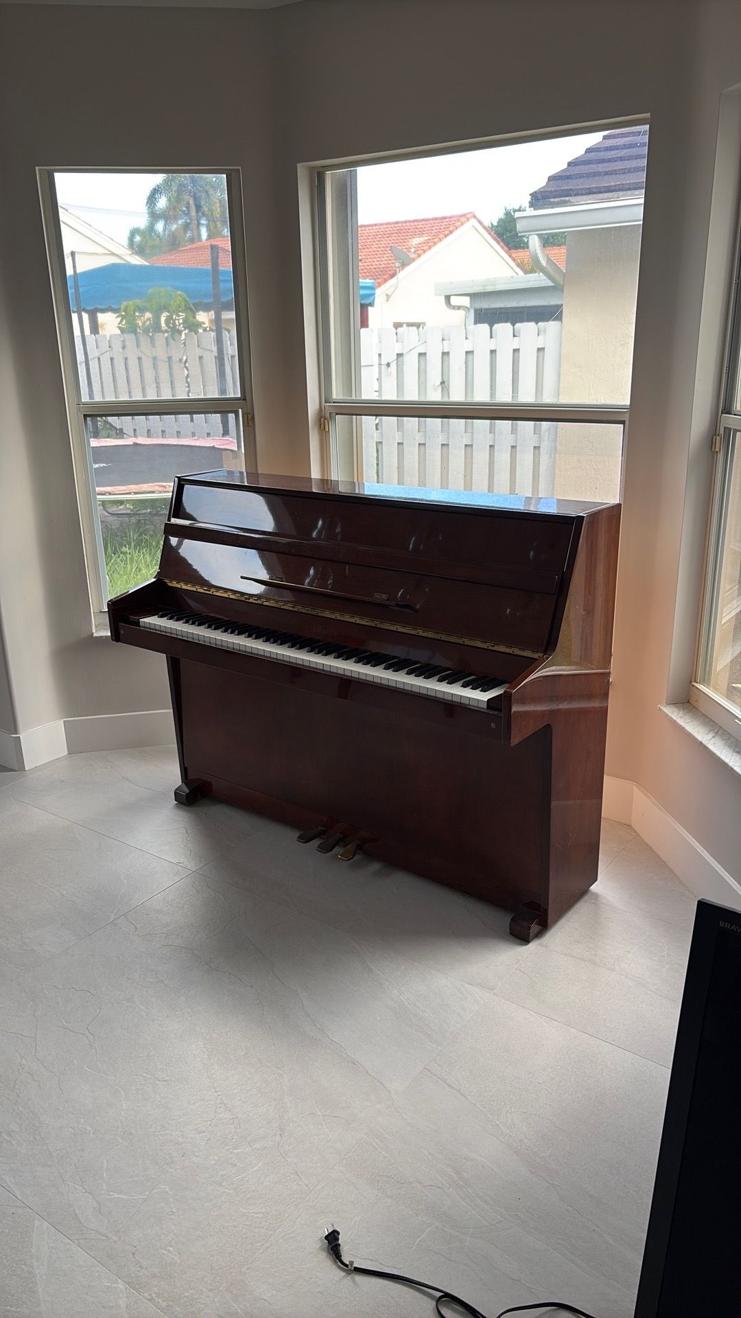 Vintage Weber Acoustic Piano & Bench