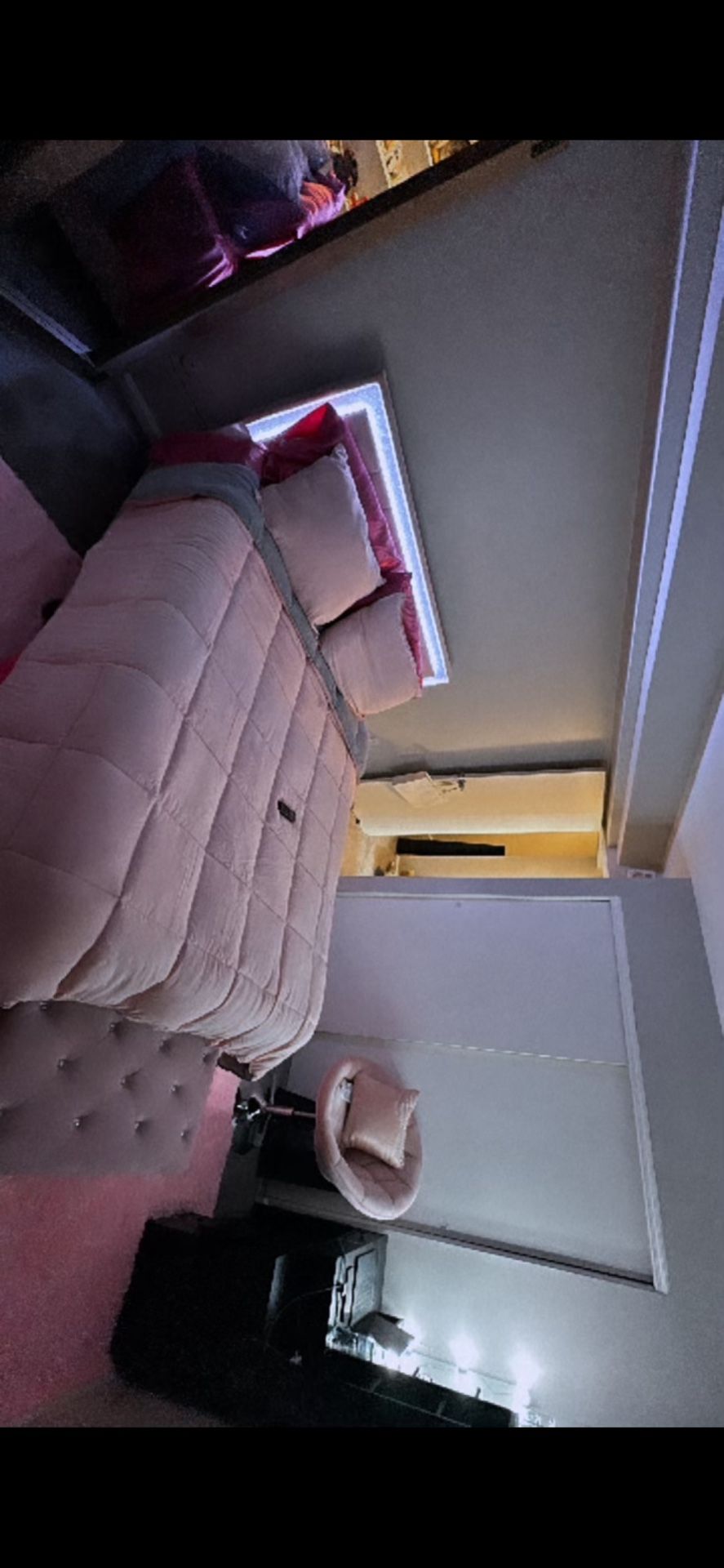 Led Bed Frame ,Chair Set