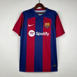 BARCELONA 23/24 HOME JERSEY FOR MEN  Size: 2XL and 3XL