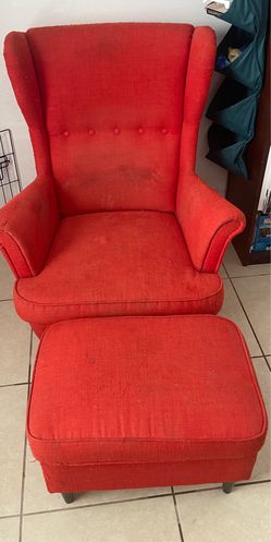 Chair and ottoman