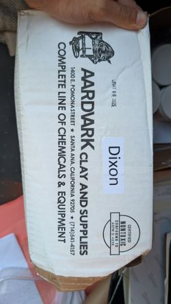 Pottery Supplies Lot – Aardvark Dixon Clay (50 lbs), Mid-Fire Glazes & Mudtools Wire
