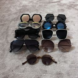 Nine Pairs Of Sunglasses 