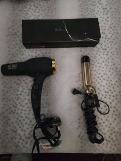 Hair Dryer, Curling Iron and straightener