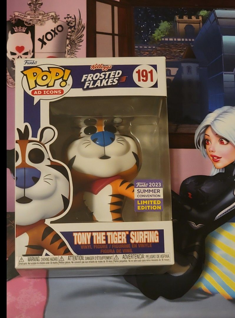 Funko Pop! Vinyl: Kellogg's - Tony the Tiger Surfing #191 🏜🐢🏜