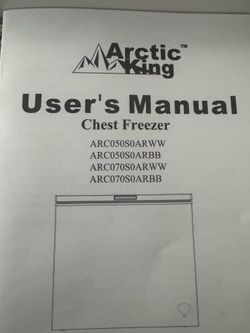 Arctic King Chest Freezer