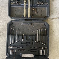Craftsman Mechanic Tool Set And Box, Ratchet And Socket Sets Etc