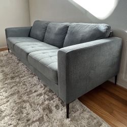 Gray Mid Century Modern Sofa from Living Spaces