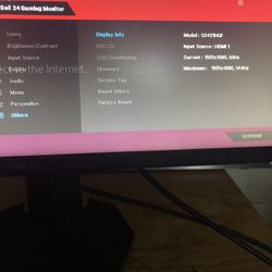Dell Gaming Monitor 24 Inch