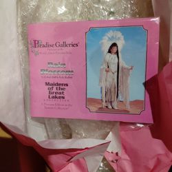 Rain Blossom 22 Inch  Porcelain Doll