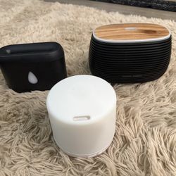 Lot of 3 Essential Oil Diffusers
