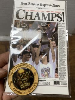 1999 Spurs Championship Coin! 