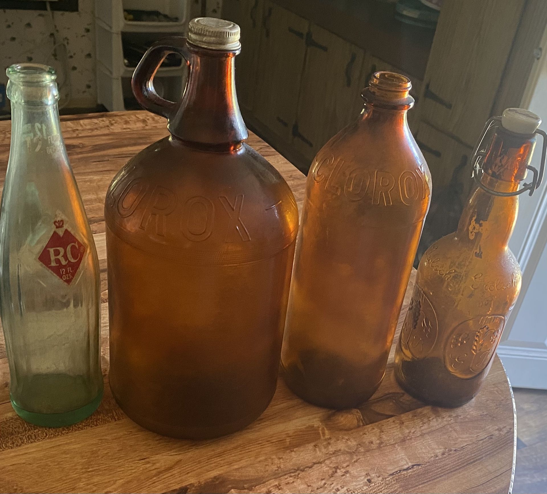 4 Antique Bottles