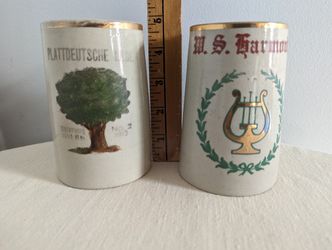 Two Vintage German Mugs