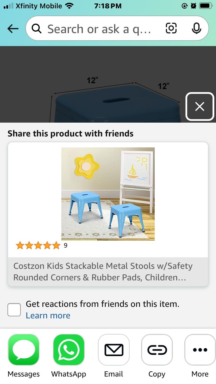 4 Metal Very Sturdy Step Stools Or Children Chairs Stackable