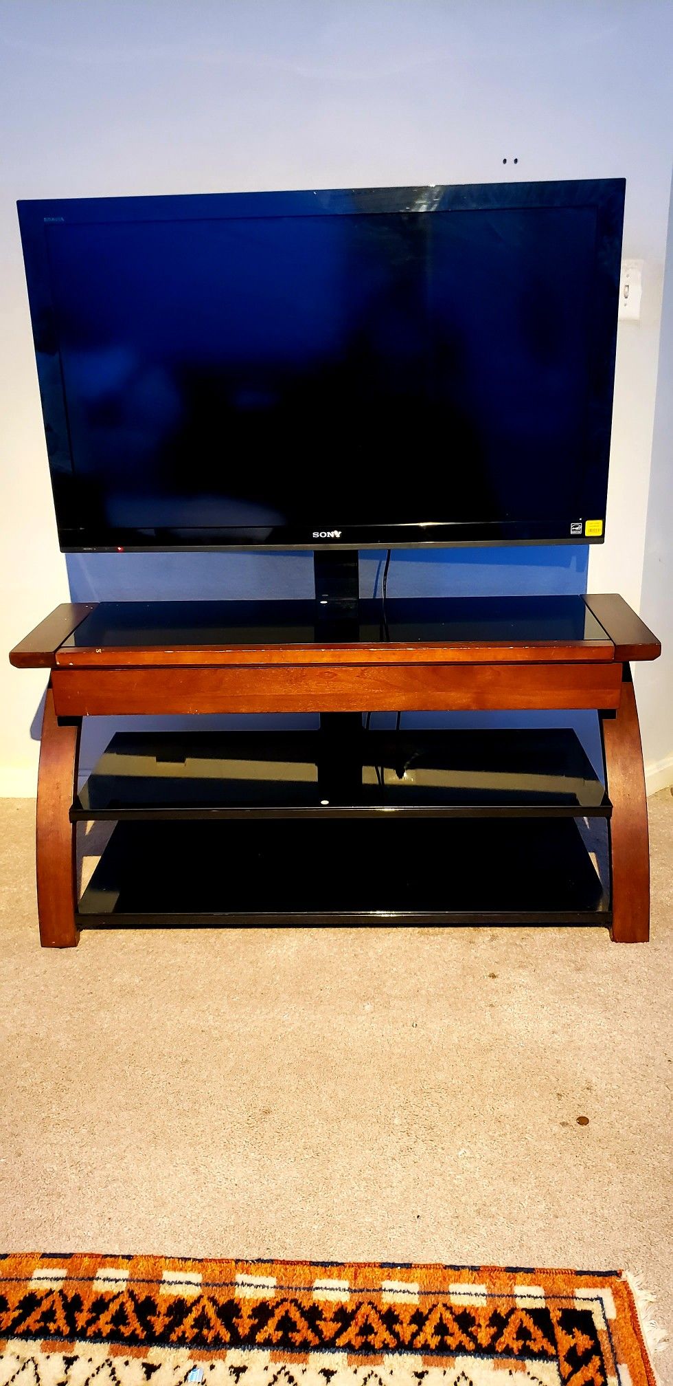 Sony TV and TV Stand